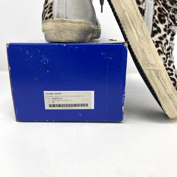 Golden Goose High Top SLIDE Leopard Pony Size 43 US 10 - Picture 9 of 12